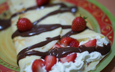 Crepe au Mascarpone cu nutella